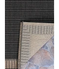 Couristan RECIFE BLACK/COCOA R681_2000 5ft.3in. x 7ft.6in. Rect. Rug