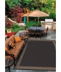 Couristan RECIFE BLACK/COCOA R681_2000 5ft.3in. x 7ft.6in. Rect. Rug