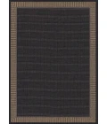 Couristan RECIFE BLACK/COCOA R681_2000 5ft.3in. x 7ft.6in. Rect. Rug
