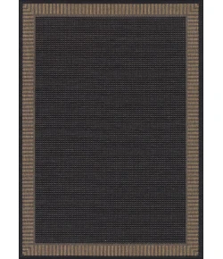 Couristan RECIFE BLACK/COCOA R681_2000 8ft.6in. x 13ft. Rect. Rug