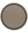 Couristan RECIFE COCOA/BLACK R681_2500 7ft.6in. x 10ft.9in. Rect. Rug