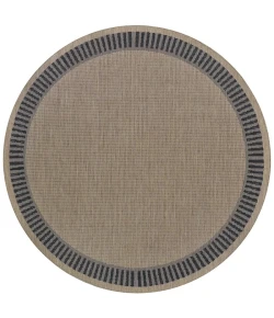 Couristan RECIFE COCOA/BLACK R681_2500 8ft.6in. x 13ft. Rect. Rug