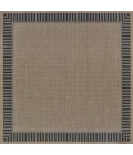 Couristan RECIFE COCOA/BLACK R681_2500 7ft.6in. x 10ft.9in. Rect. Rug