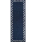 Couristan Recife Rope Knot Square Ivory/Indigo Area Rug