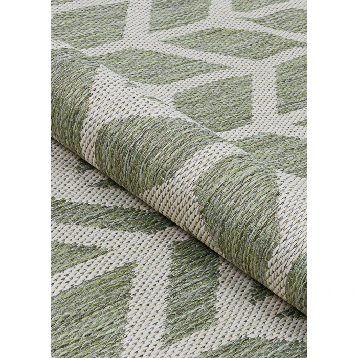 Couristan Recife Garden Key Long Runner Sage/Champagne Area Rug