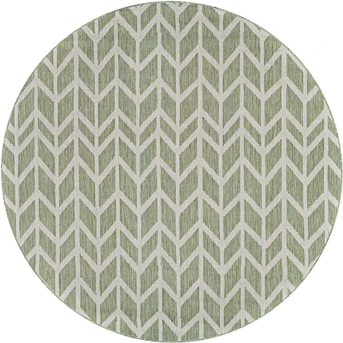 Couristan Recife Garden Key Long Runner Sage/Champagne Area Rug