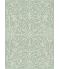 Couristan Monaco Summer Quay Long Runner Ivory/Light Green Area Rug