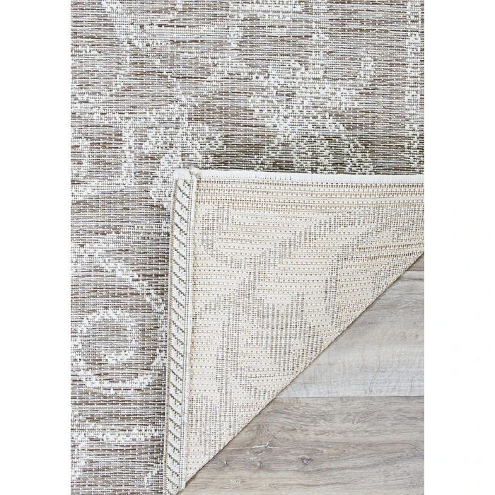 Couristan Monaco Summer Quay 8' Runner Cocoa/Natural Area Rug