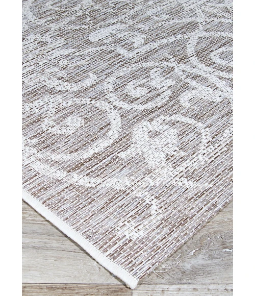 Couristan Monaco Summer Quay 2' x 4' Cocoa/Natural Area Rug