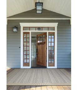 Couristan Monaco Bowline Cocoa/Nat/Ivory Area Rug 2 ft. 3 in. X 11 ft. 9 in. Rectangle