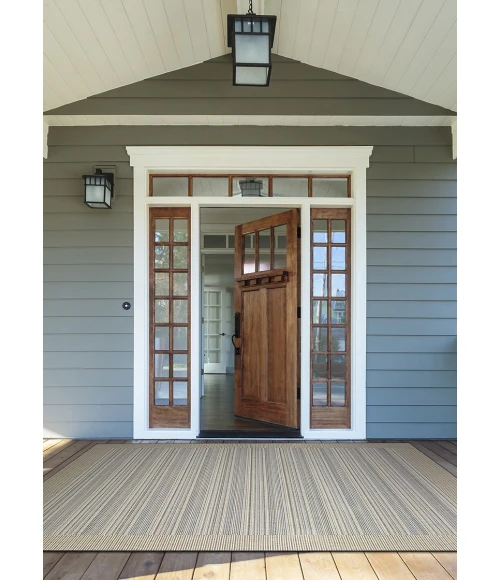 Couristan Monaco Bowline 6' x 9' Cocoa/Natural/Ivory Area Rug