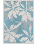 Couristan Monaco Coastal Floral 2' x 4' Ivory/Turquoise Area Rug
