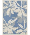 Couristan Monaco Coastal Floral 4' x 6' Ivory/Sapphire Area Rug