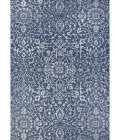 Couristan Monte Carlo Palmette 8' Runner Navy/Ivory Area Rug