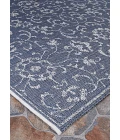 Couristan Monte Carlo Summer Vines Long Runner Navy/Ivory Area Rug