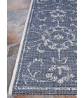 Couristan Monte Carlo Summer Vines Long Runner Navy/Ivory Area Rug