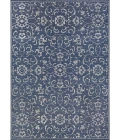 Couristan Monte Carlo Summer Vines Long Runner Navy/Ivory Area Rug