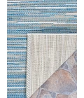 Couristan Monte Carlo Coastal Breeze 8' x 11' Ocean/Champagne Area Rug