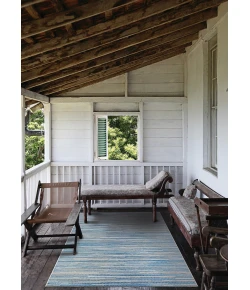 Couristan Monte Carlo Coastal Breeze Ocean/Champagne Area Rug 7 ft. 6 in. X 10 ft. 9 in. Rectangle