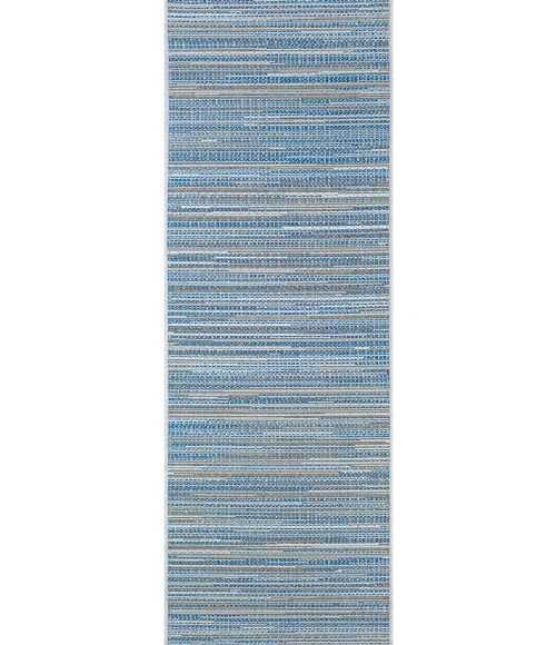 Couristan Monte Carlo Coastal Breeze 8' x 11' Ocean/Champagne Area Rug