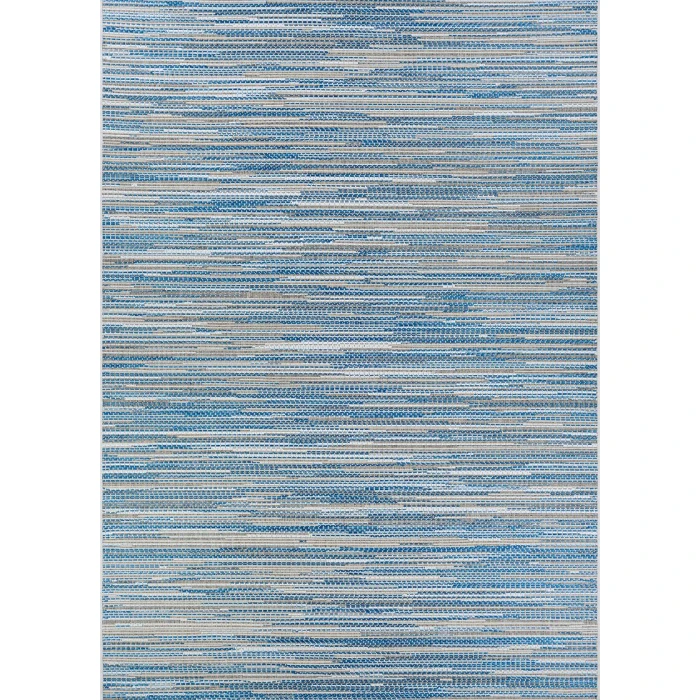 Couristan Monte Carlo Coastal Breeze Extra Large Ocean/Champagne Area Rug