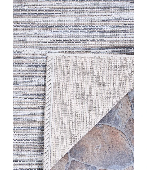 Couristan Monte Carlo Coastal Breeze 8' x 11' Taupe/Champagnen Area Rug