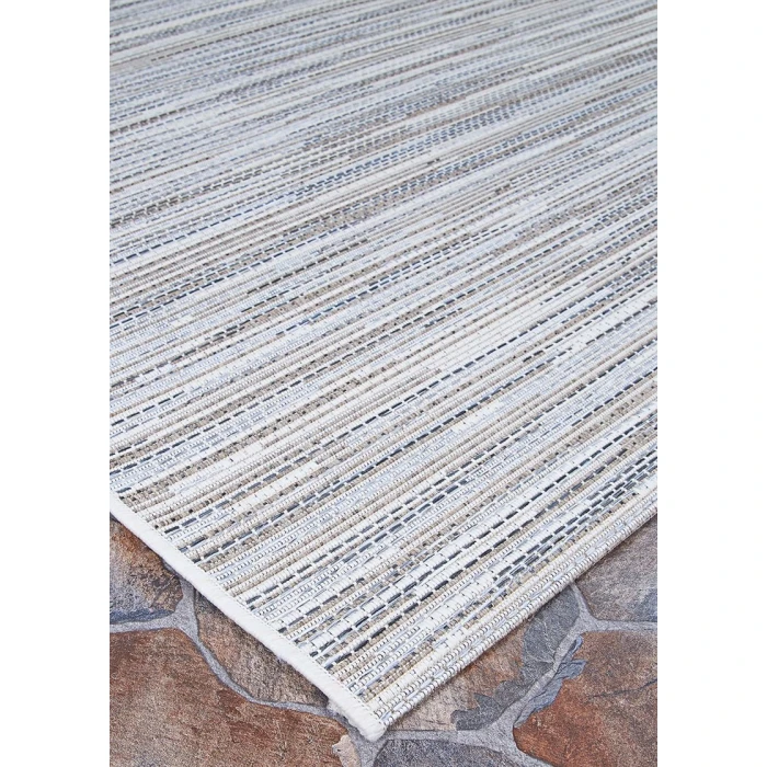 Couristan Monte Carlo Coastal Breeze 8' x 11' Taupe/Champagnen Area Rug