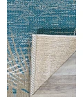 Couristan Monaco Tropical Palms 8' Runner Ocean Area Rug