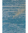Couristan Monaco Tropical Palms 8' Runner Ocean Area Rug