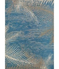 Couristan Monaco Tropical Palms 8' Runner Ocean Area Rug