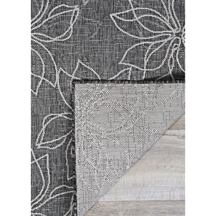 Couristan Charm Botanical 6' x 9' Ash Area Rug