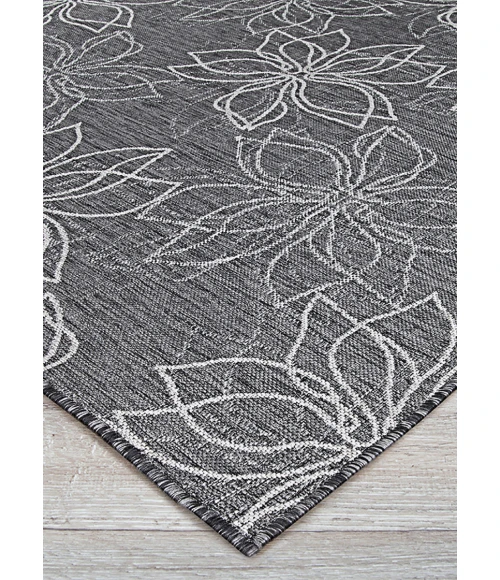 Couristan Charm Botanical 5' x 8' Ash Area Rug