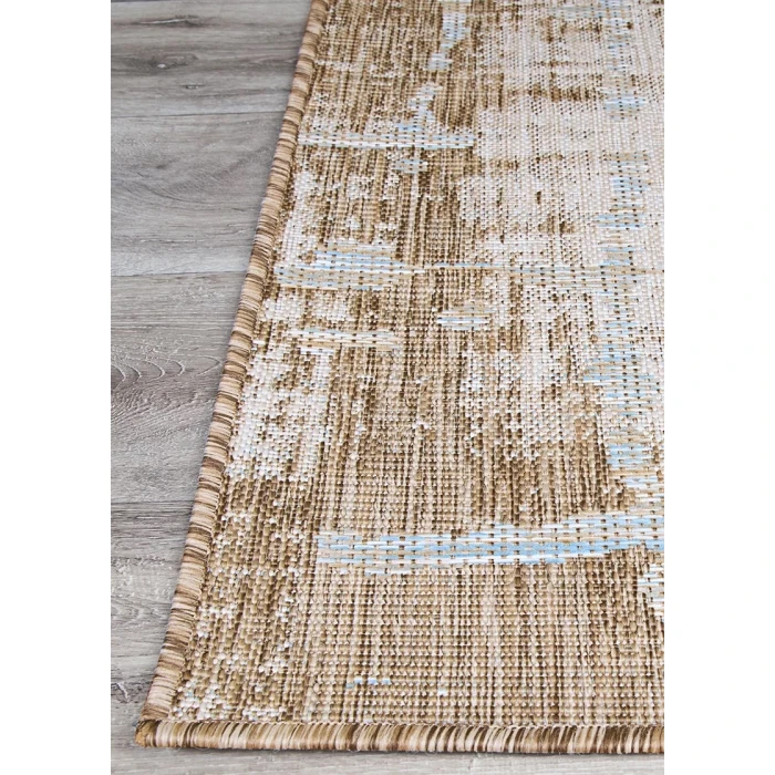 Couristan Charm Tiverton 5' x 8' Sand-Ivory Area Rug