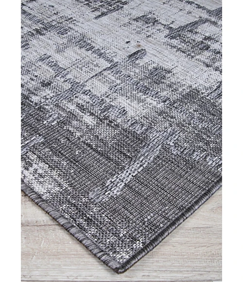 Couristan Charm Tiverton 5' x 8' Anthracite-Light Grey Area Rug
