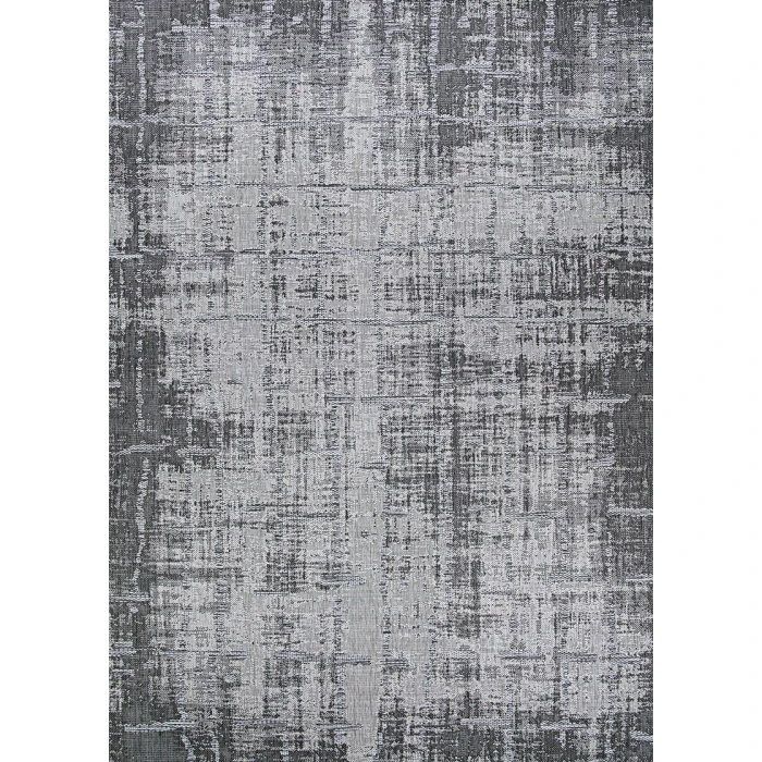Couristan Charm Tiverton 5' x 8' Anthracite-Light Grey Area Rug
