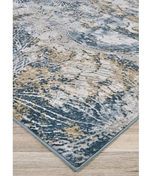 Couristan Brocatelle Ocean-Cream 2604/8935 2 ft. 7 in. X 7 ft. 10 in. Rectangle Rug