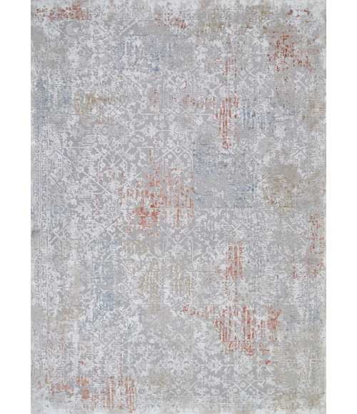 Couristan Brocatelle Flower Pot-Cream 2607/8925 2 ft. 7 in. X 7 ft. 10 in. Rectangle Rug