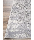 Couristan Brocatelle Velveteen 8' Runner Silver Area Rug