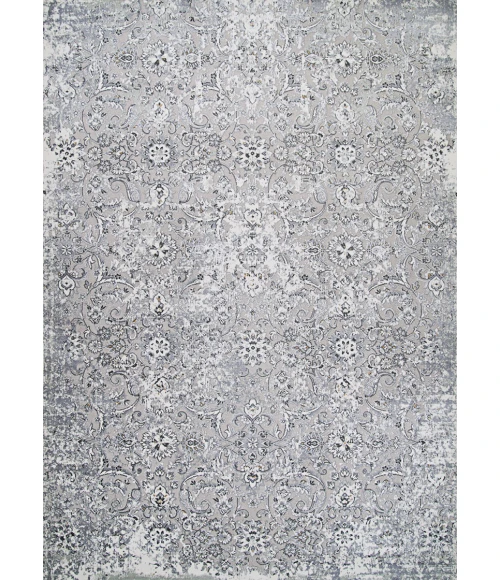 Couristan Brocatelle Velveteen 8' Runner Silver Area Rug