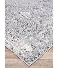 Couristan Brocatelle Belle Fleur 8' Runner Silver Area Rug