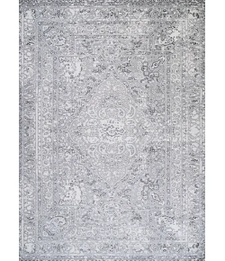 Couristan Brocatelle Belle Fleur Silver Area Rug 2 ft. 7 in. X 7 ft. 10 in. Rectangle