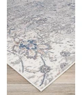 Couristan Brocatelle Oglive 8' Runner Silver/Cream Area Rug