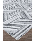 Couristan Prairie Grey Black 2882/3514 5 ft. 3 in. X 7 ft. 6 in. Rectangle Rug