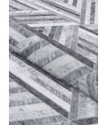 Couristan Prairie Grey Black 2882/3514 5 ft. 3 in. X 7 ft. 6 in. Rectangle Rug