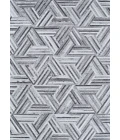 Couristan Prairie Grey Black 2882/3514 5 ft. 3 in. X 7 ft. 6 in. Rectangle Rug