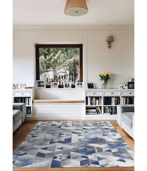 Couristan Prairie Falsterbo 2' x 4' Denim  Area Rug