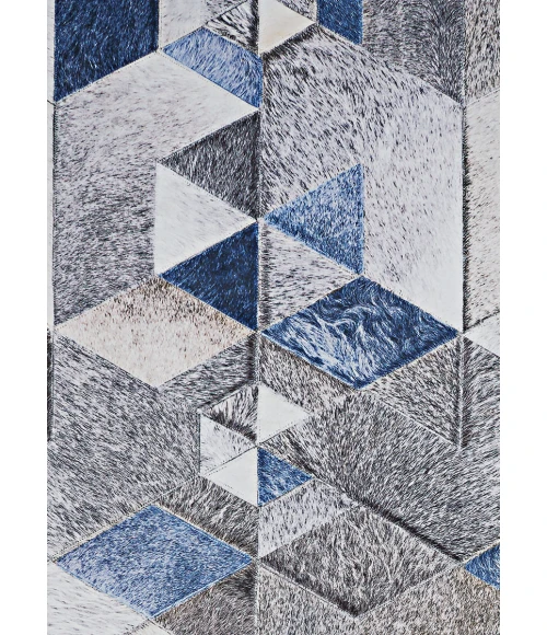 Couristan Prairie Falsterbo 2' x 4' Denim  Area Rug