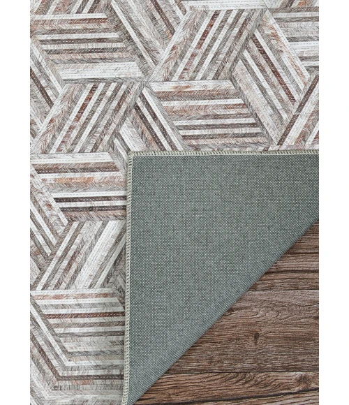 Couristan Prairie Grey Blush 2886/3011 5 ft. 3 in. X 7 ft. 6 in. Rectangle Rug
