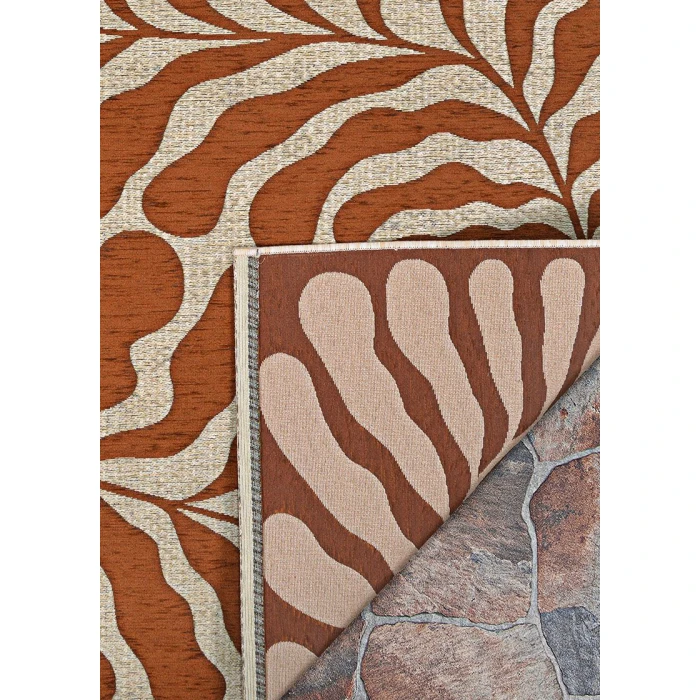 Couristan CASTILLE TERRA-COTTA 2918_2703 8ft.2in. x 11ft.2in. Rect. Rug