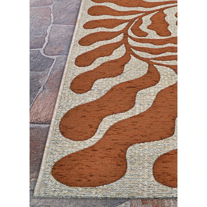 Couristan CASTILLE TERRA-COTTA 2918_2703 8ft.2in. x 11ft.2in. Rect. Rug
